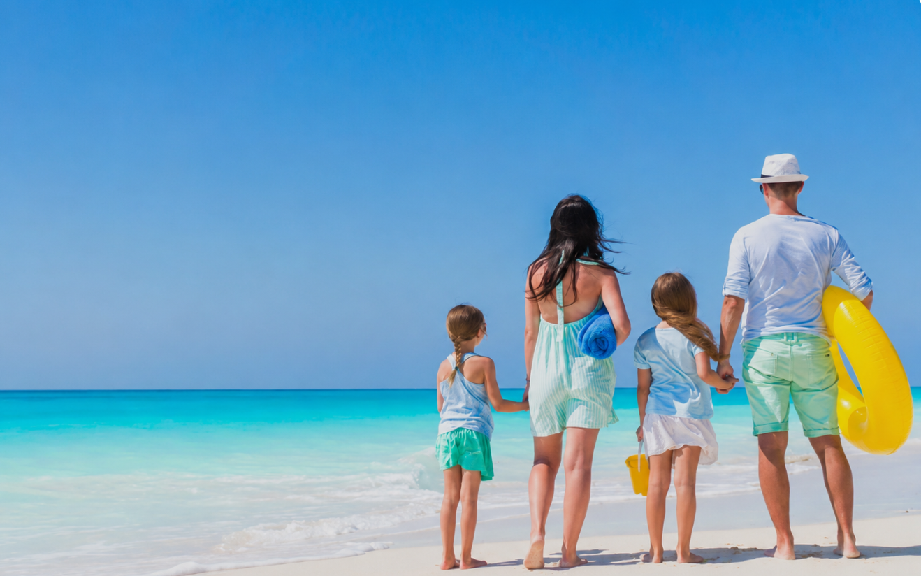 ¡Bienvenidos al Caribe en familia!